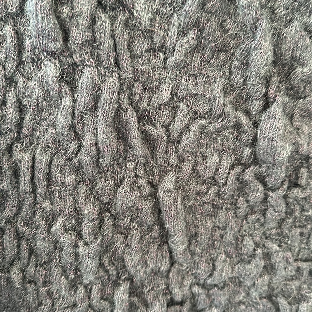 Cabi knit gray poncho - L - EUC - acrylic, wool and mohair blend - Picture 5 of 6